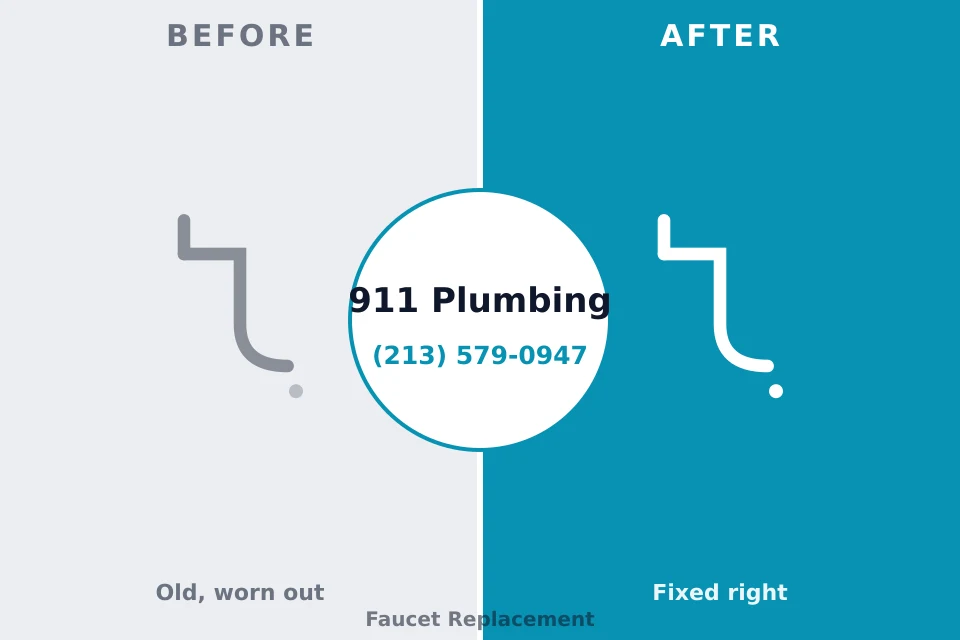 Before and after: plumbing company Graham, WA